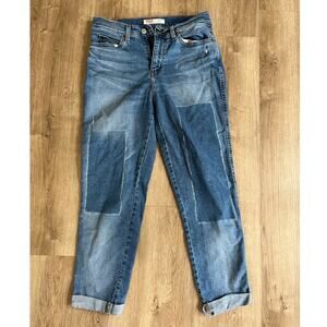 Levi Strauss Signature Womens Size 6 Heritage Cuffed Boyfriend 28" Blue Jeans